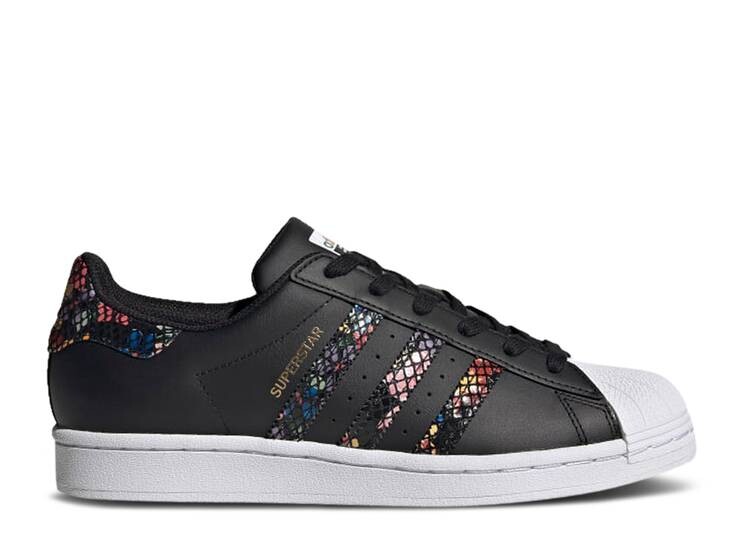 

Кроссовки Adidas WMNS SUPERSTAR 'FLORAL SNAKESKIN PRINT', черный