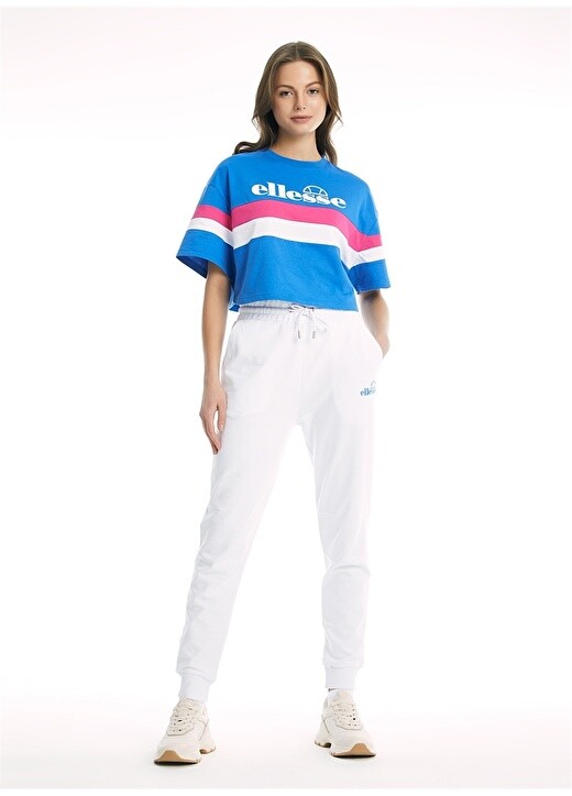 

Белые женские длинные спортивные штаны Ellesse