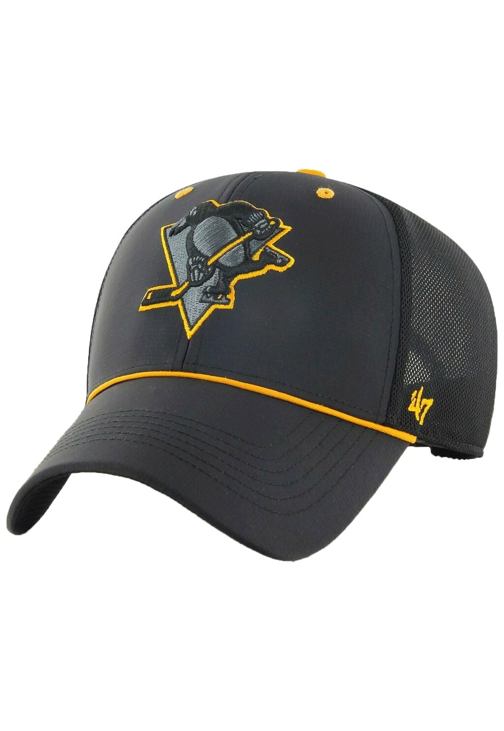 Бейсболка POP PITTSBURGH PENGUINS '47, цвет black бейсболка 47brand bracken mvp pittsburgh penguins белый h brckn15qmv wh