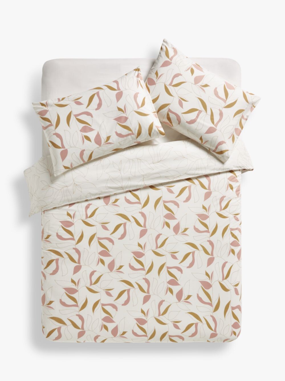

Комплект пододеяльников John Lewis Linear Leaf Trail, гипс