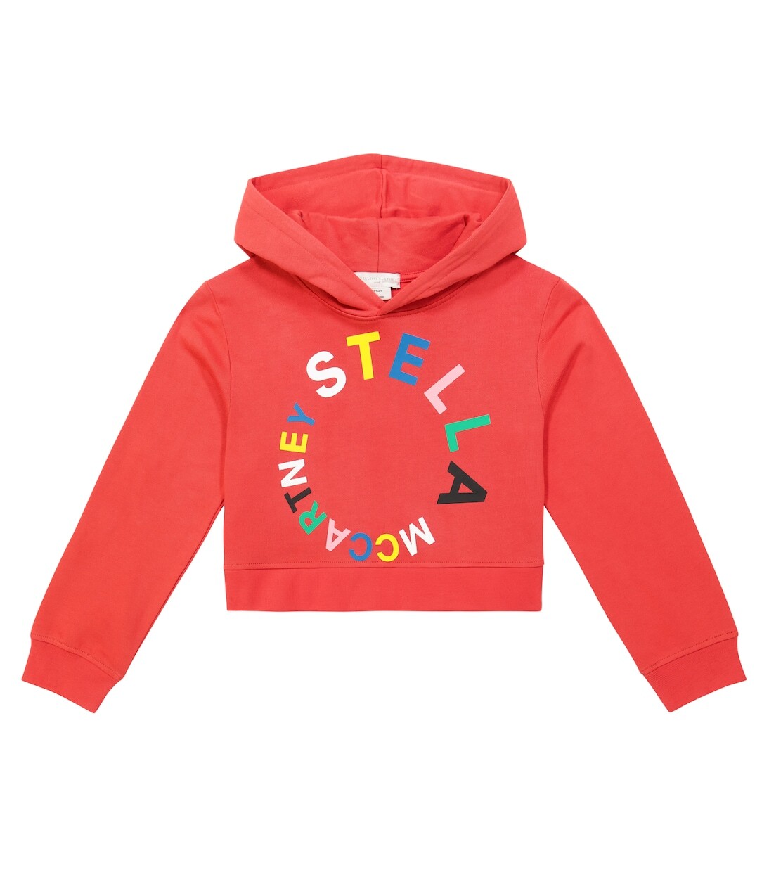 

Толстовка из хлопкового джерси с логотипом Stella Mccartney Kids, красный