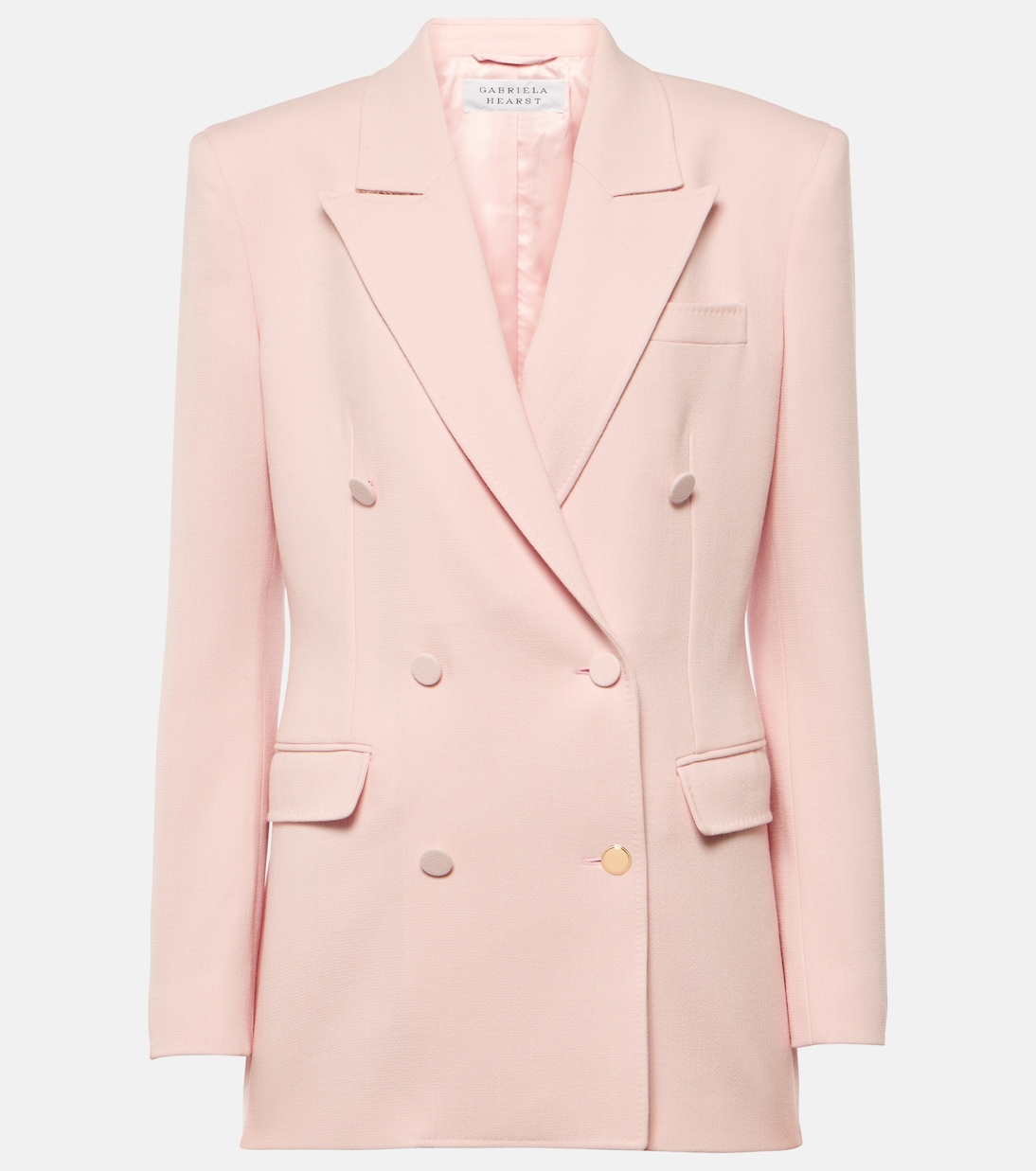 цена Кашемировый пиджак Gabriela Hearst, розовый