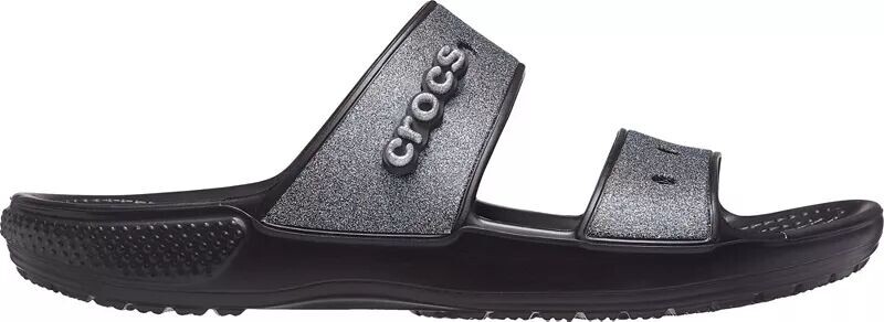 

Сандалии Crocs Classic с блестками II, черный
