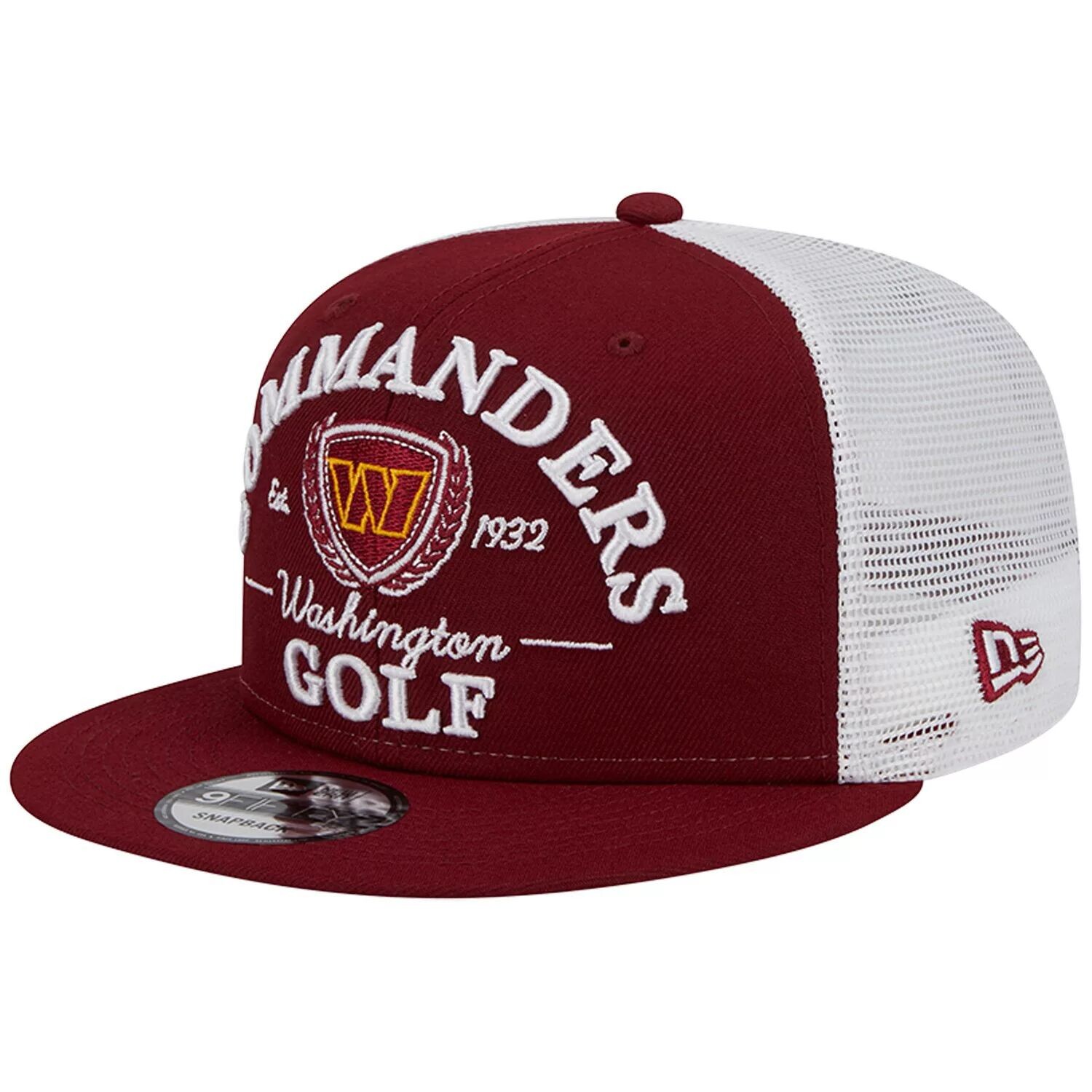 

Мужская кепка New Era бордового цвета Washington Commanders Club 9FIFTY Snapback