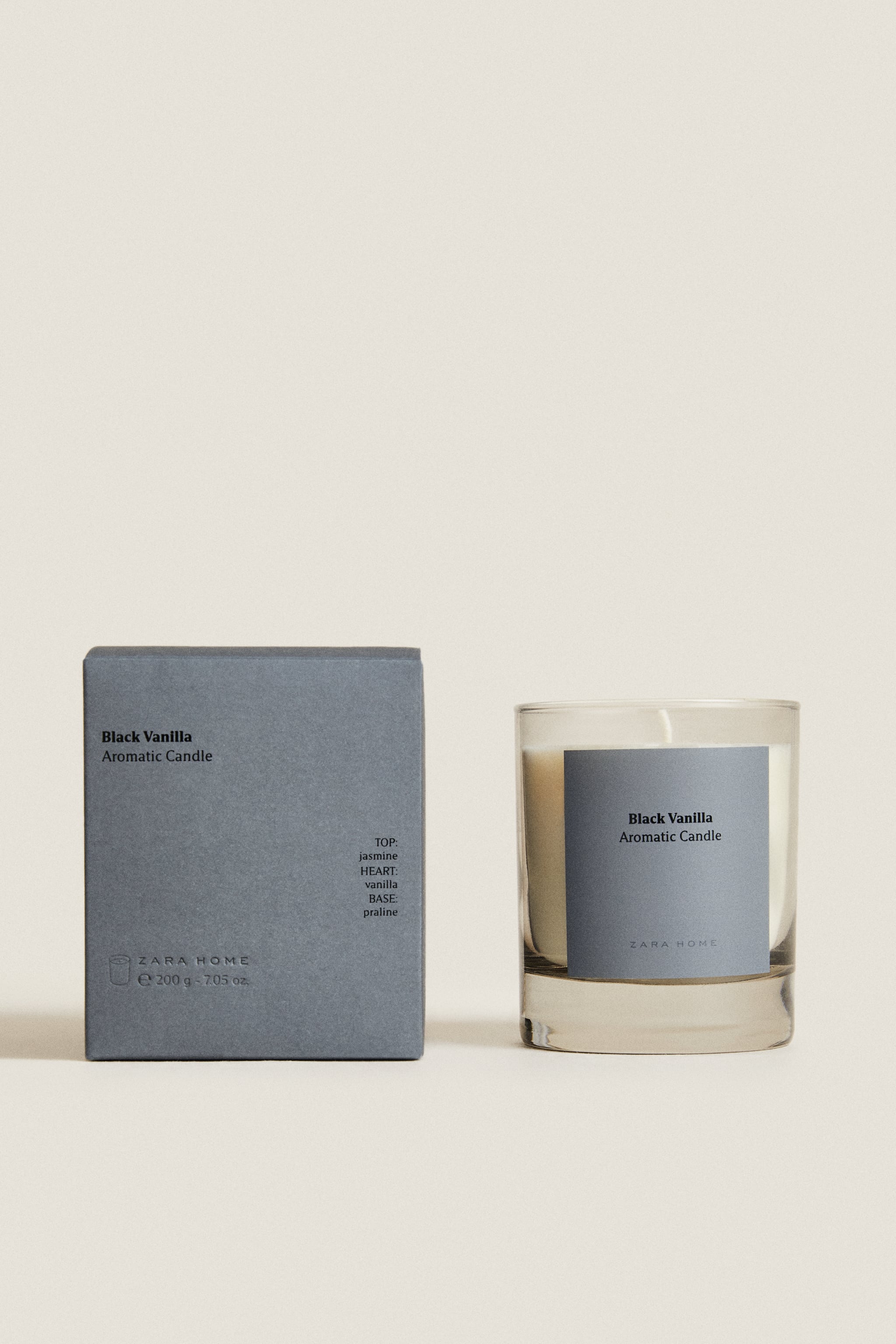 (200 г) ароматическая свеча черная ваниль Zara, черный цена и фото