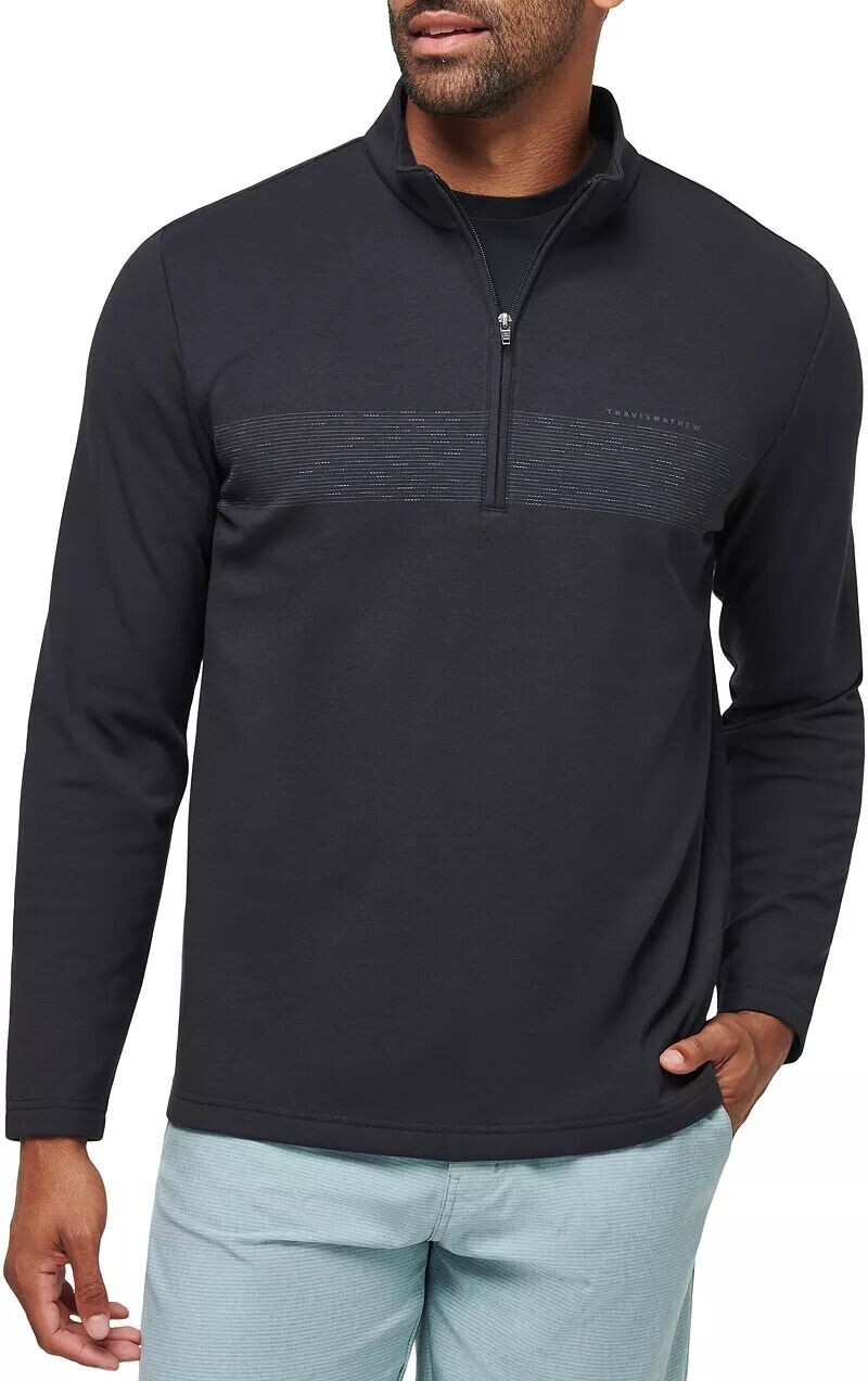 

Мужская улучшенная флисовая толстовка TravisMathew Cloud Cloud, черный