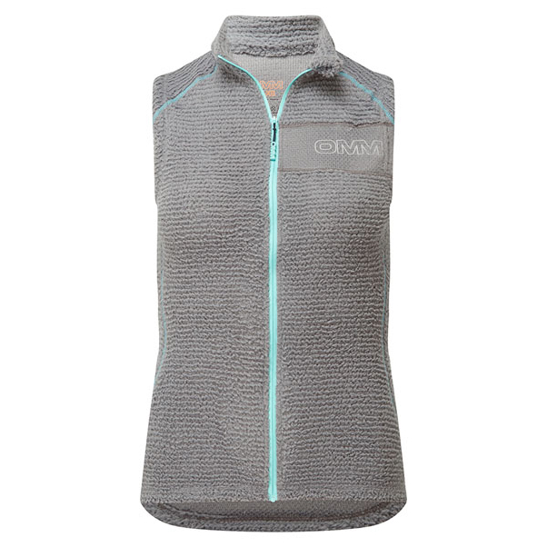 Флисовый жилет Omm Women's Core Zipped Vest, серый