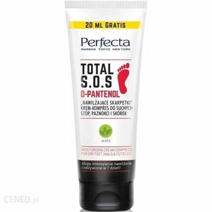 

Perfecta Total Sos Крем для сухих ног и кутикулы, увлажняющий, Cosmelogia