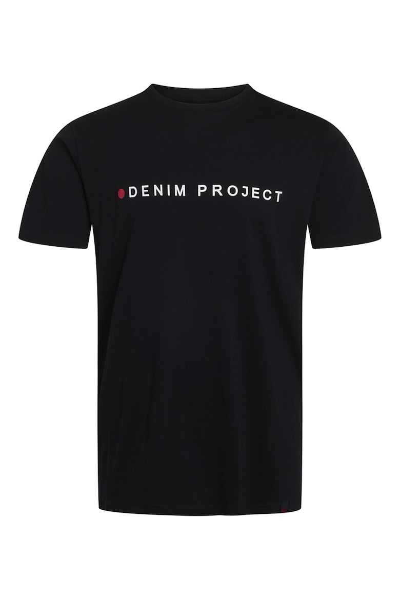 

Хлопковая футболка с логотипом Denim Project, черный