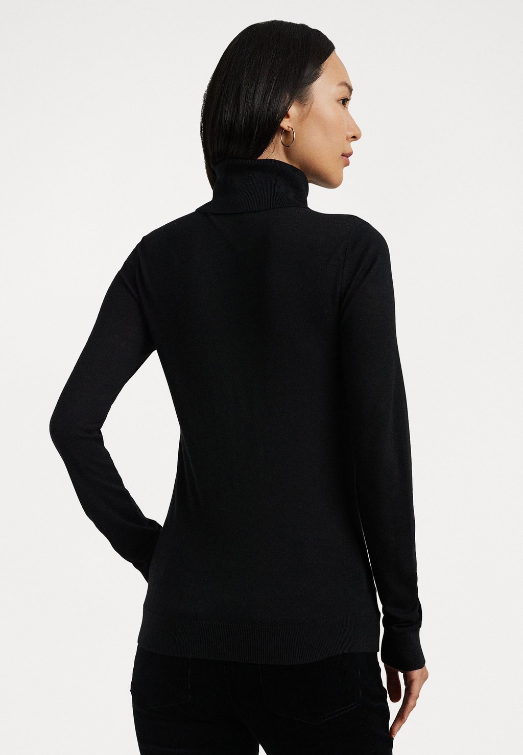 

Джемпер SILK BLEND TURTLENECK SWEATER Lauren Ralph Lauren, черный