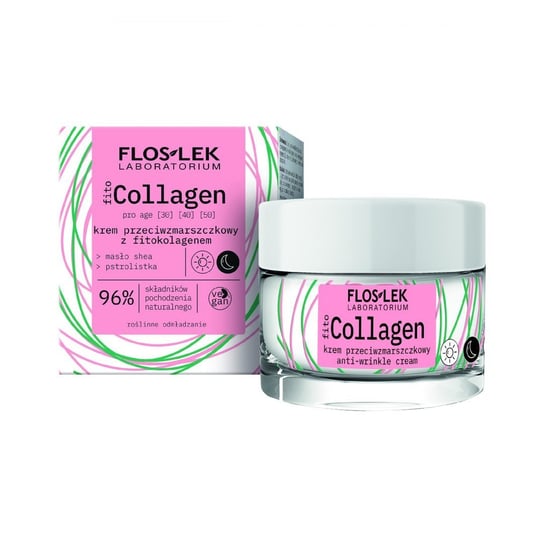 Крем от морщин с фитоколлагеном для дня и ночи, 30 мл Floslek, Fito Collagen, FLOS-LEK
