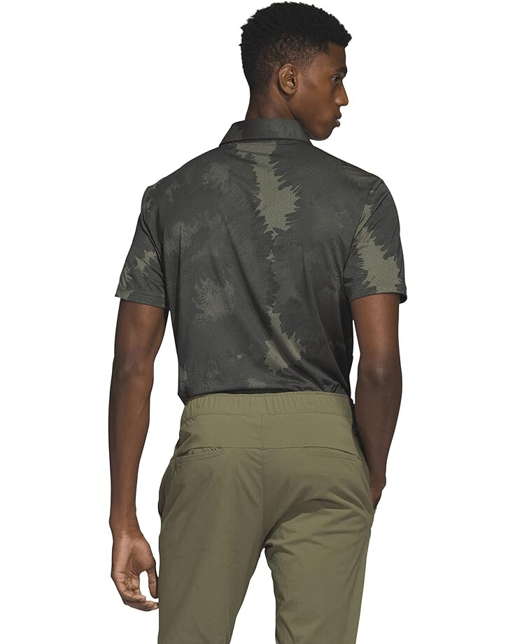 

Поло Adidas Flower Mesh Polo, цвет Olive Strata
