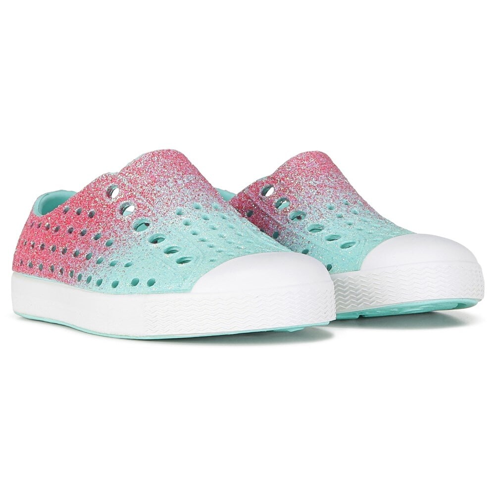 

Детские слипоны Jefferson для малышей Native Shoes, цвет ombre glitter