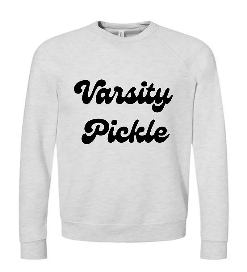 

Серый свитшот Varsity Pickle Varsity Pickleball, серый