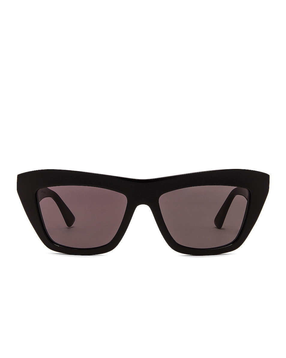 Солнцезащитные очки Bottega Veneta Acetate, цвет Shiny Black солнцезащитные очки bottega veneta metal frame цвет shiny gold