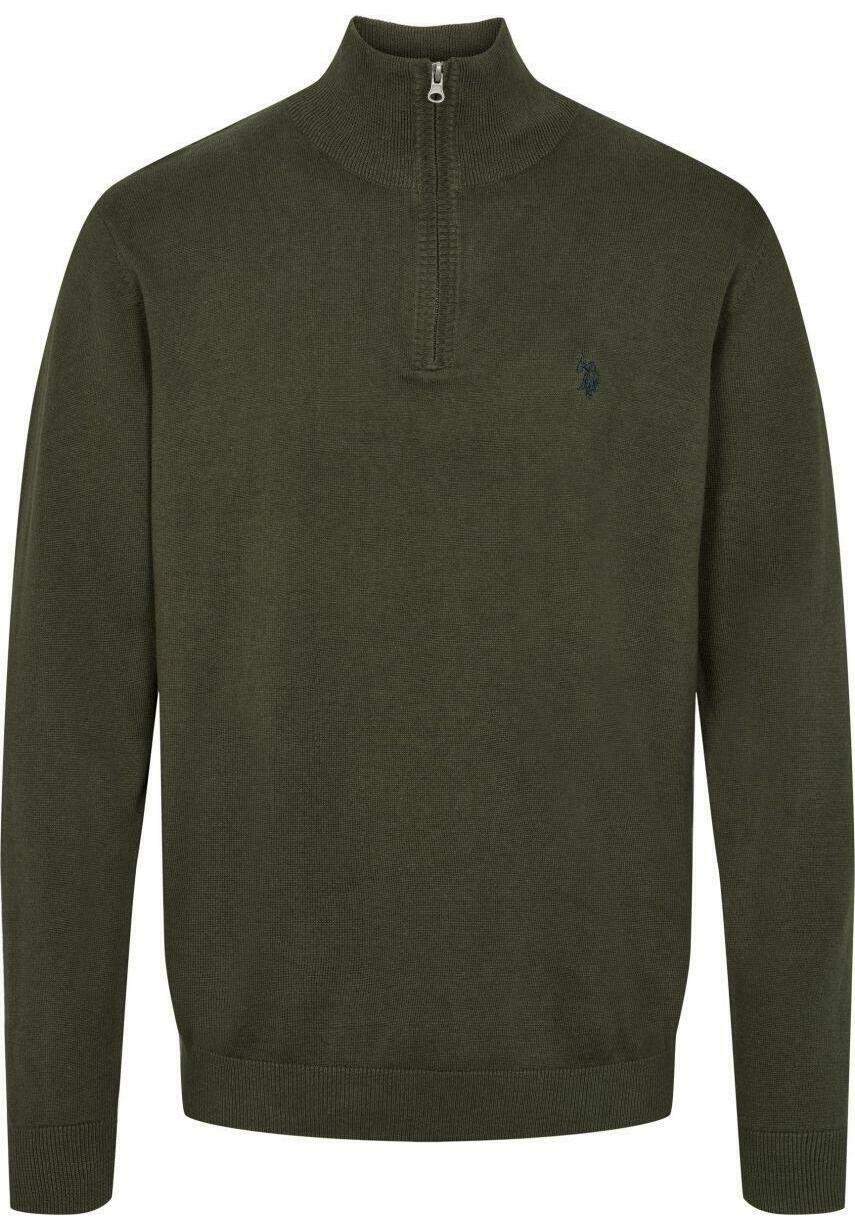 

Свитер Brison Half-Zip U.S. Polo Assn., цвет forest night