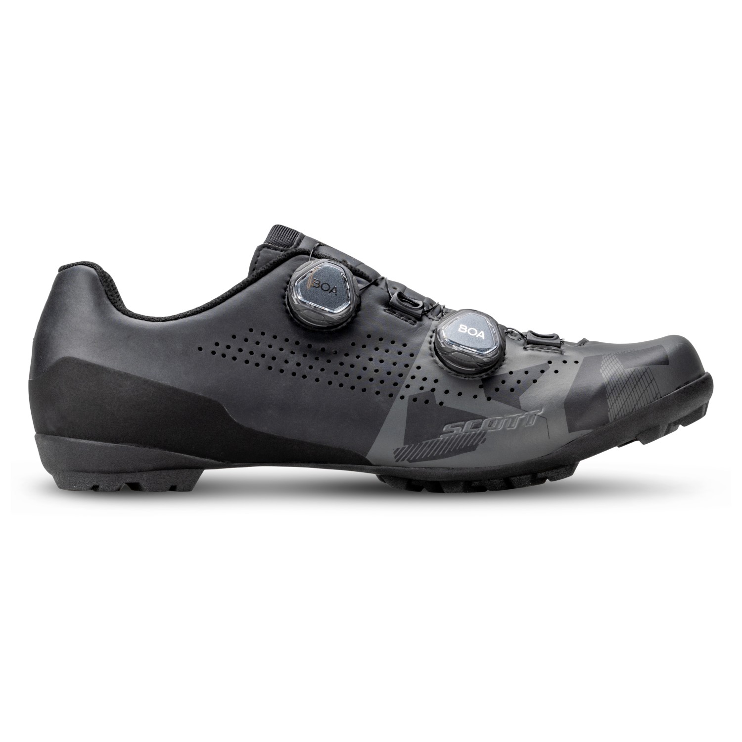 цена Велосипедная обувь Scott Gravel RC, цвет Matt Black/Anthracite Grey