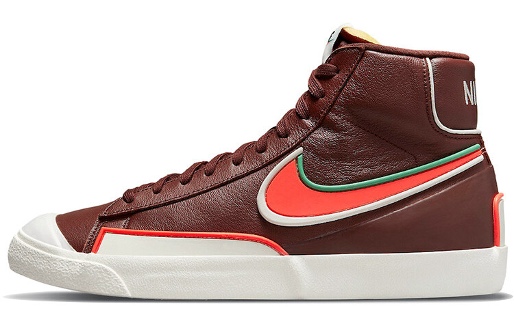 

Nike Blazer Mid '77 Infinite Dark Team Red, коричневый