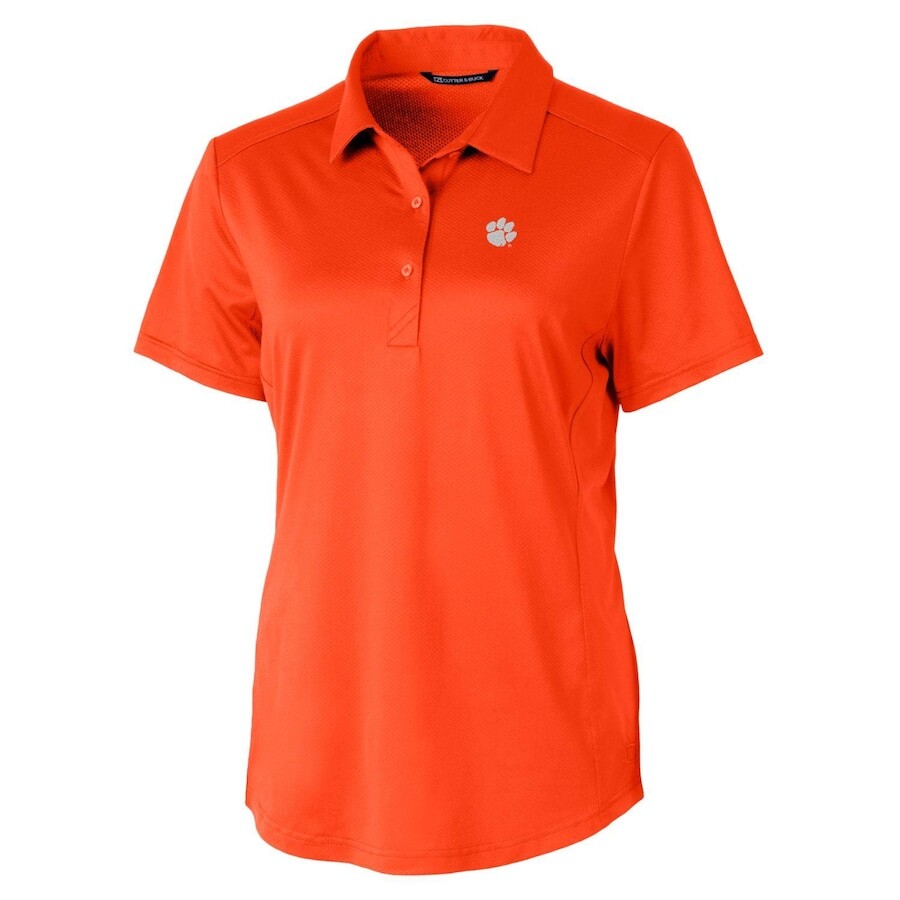 

Поло с коротким рукавом Cutter & Buck Clemson Tigers, оранжевый