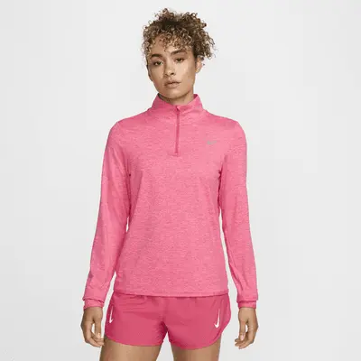 

Футболка Nike Swift Element, цвет Aster Pink/Hot Punch/Heather
