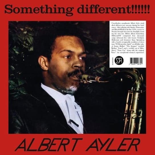 Виниловая пластинка Albert Ayler - Something Different!!!