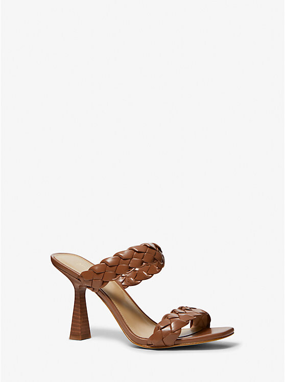 

Плетеные сандалии Clara Michael Kors, коричневый