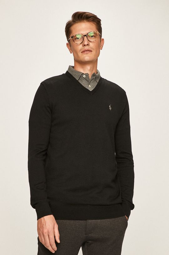 Свитер Polo Ralph Lauren, черный свитер wool sweater polo ralph lauren зеленый