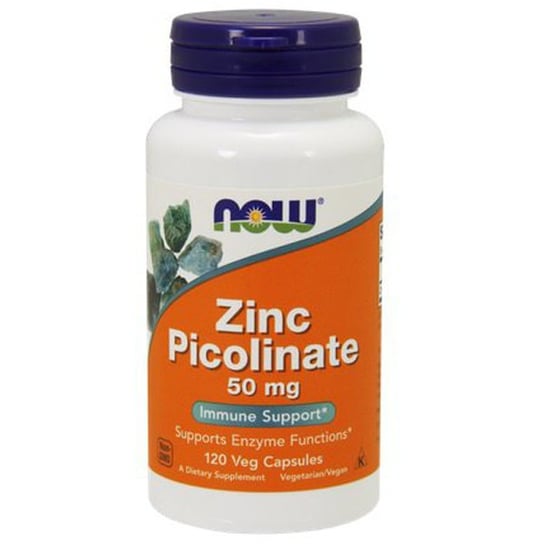 Now Foods, Zinc Picolinate - Пиколинат цинка 50 мг 120 капсул бады тонизирующие и общеукрепляющие mychoice nutrition добавка zinc picolinate пиколинат цинка