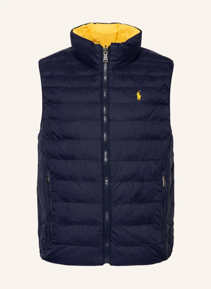 

Двусторонний стеганый жилет Polo Ralph Lauren, синий