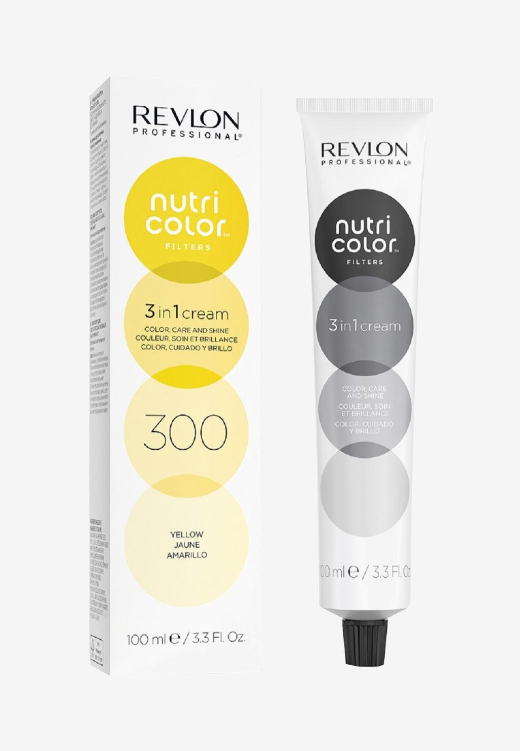 

Кондиционер Nutri Color Filters 3 In 1 Cream Color Care And Shine Semi Permanent Revlon Professional, цвет 300 yellow