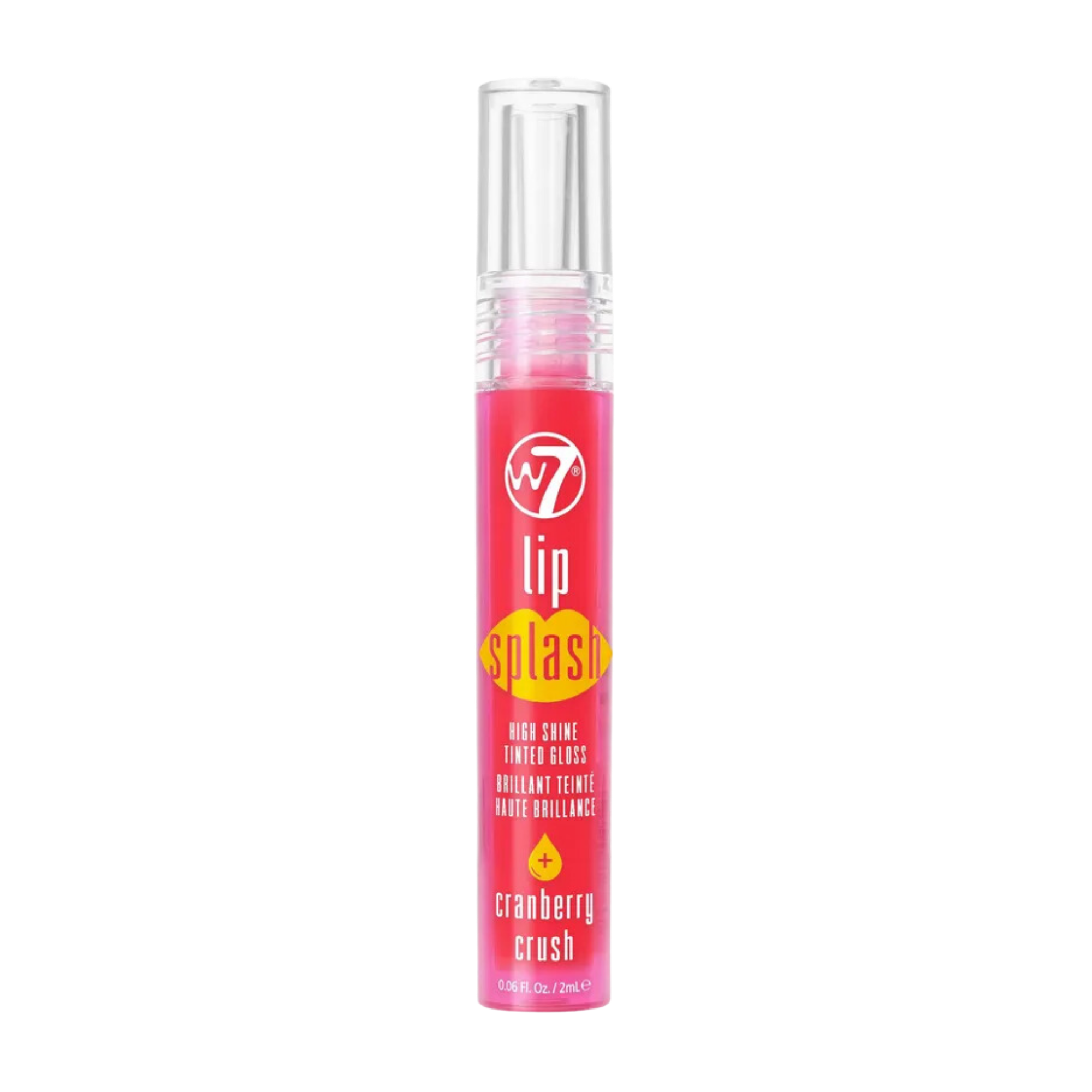 Блеск для губ cranberry crush W7 Lip Splash, 2 мл