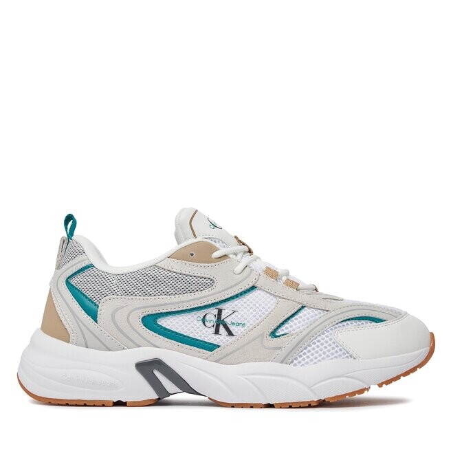 

Кроссовки Calvin Klein Jeans Retro Tennis Su-Mesh YM0YM00589 Bright White/Travertine/Fanfare 02R, белый