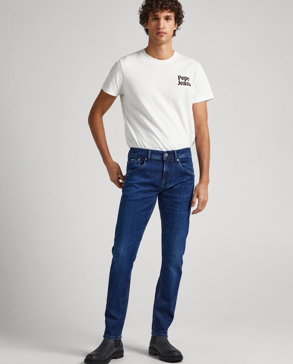 

Синие мужские джинсы Regular Track Gymdigo Pepe Jeans, синий