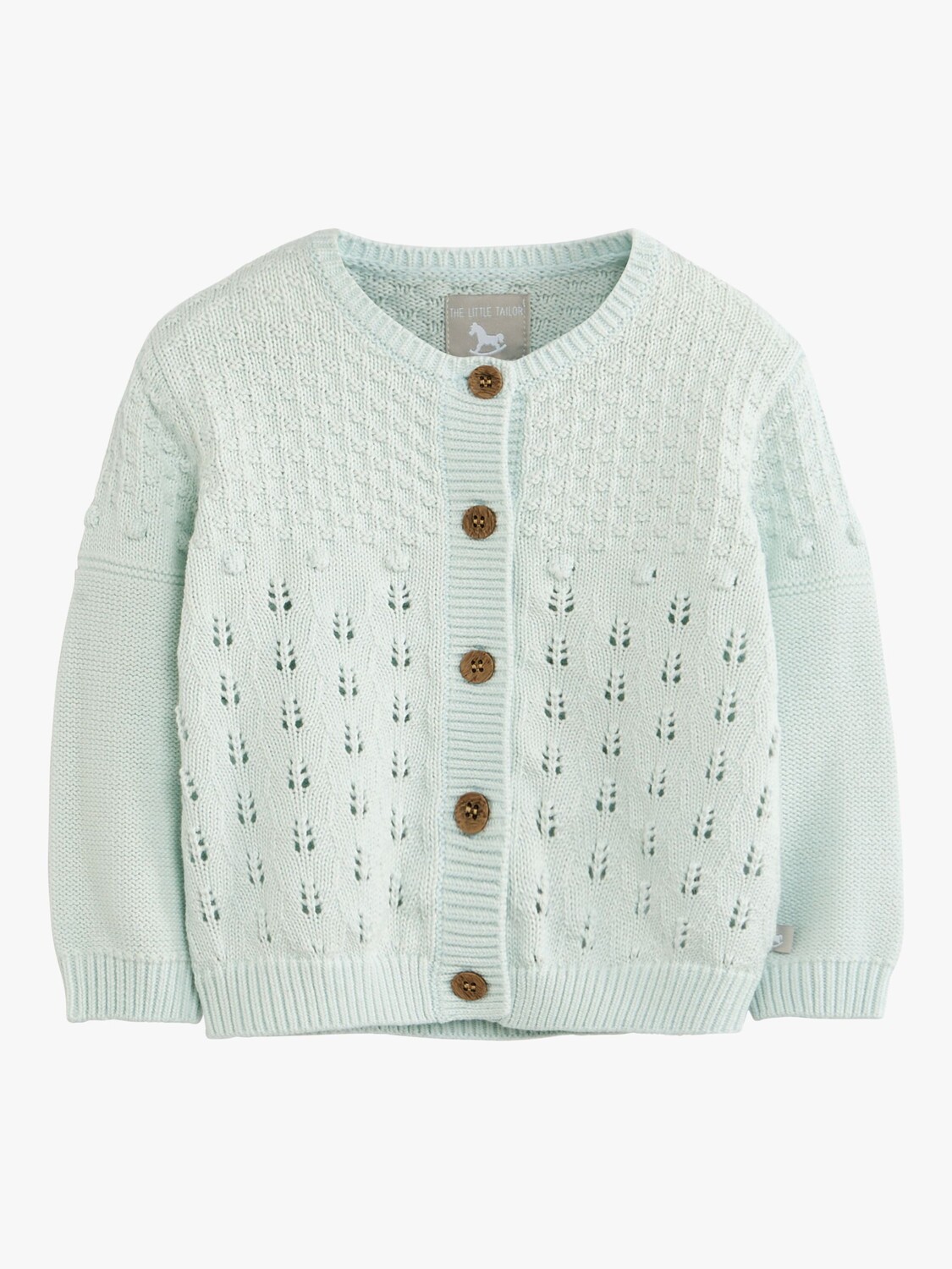 

Вязаный кардиган с пуантами The Little Tailor Baby, синий
