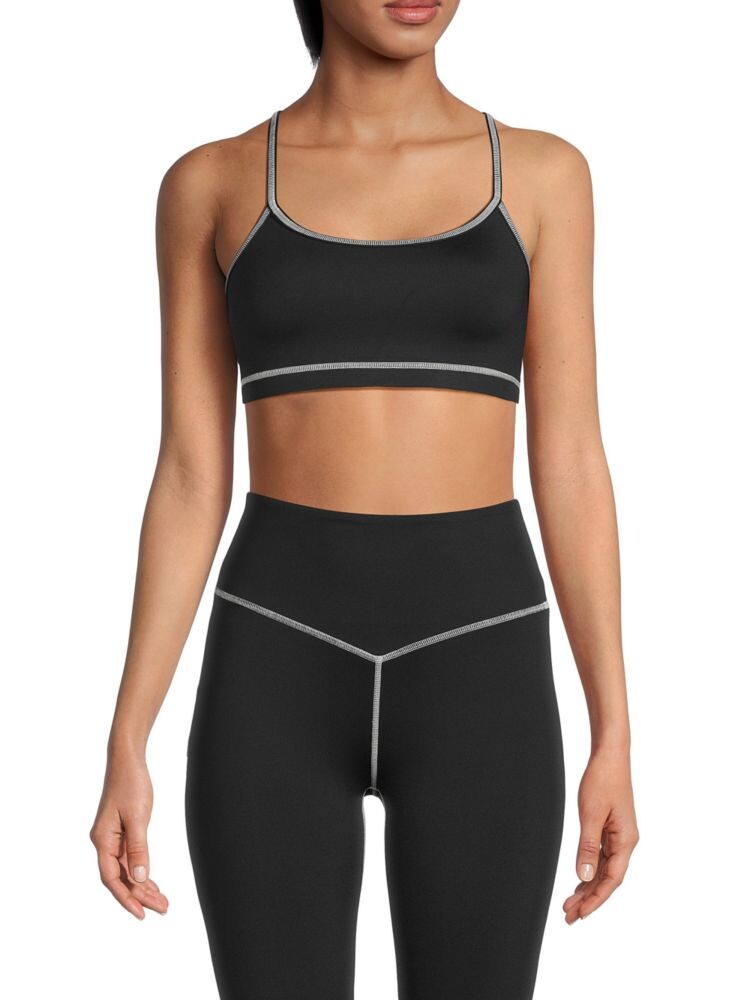 

Спортивный бюстгальтер с бретельками Flowetry Twenty Montreal, цвет Black Cream
