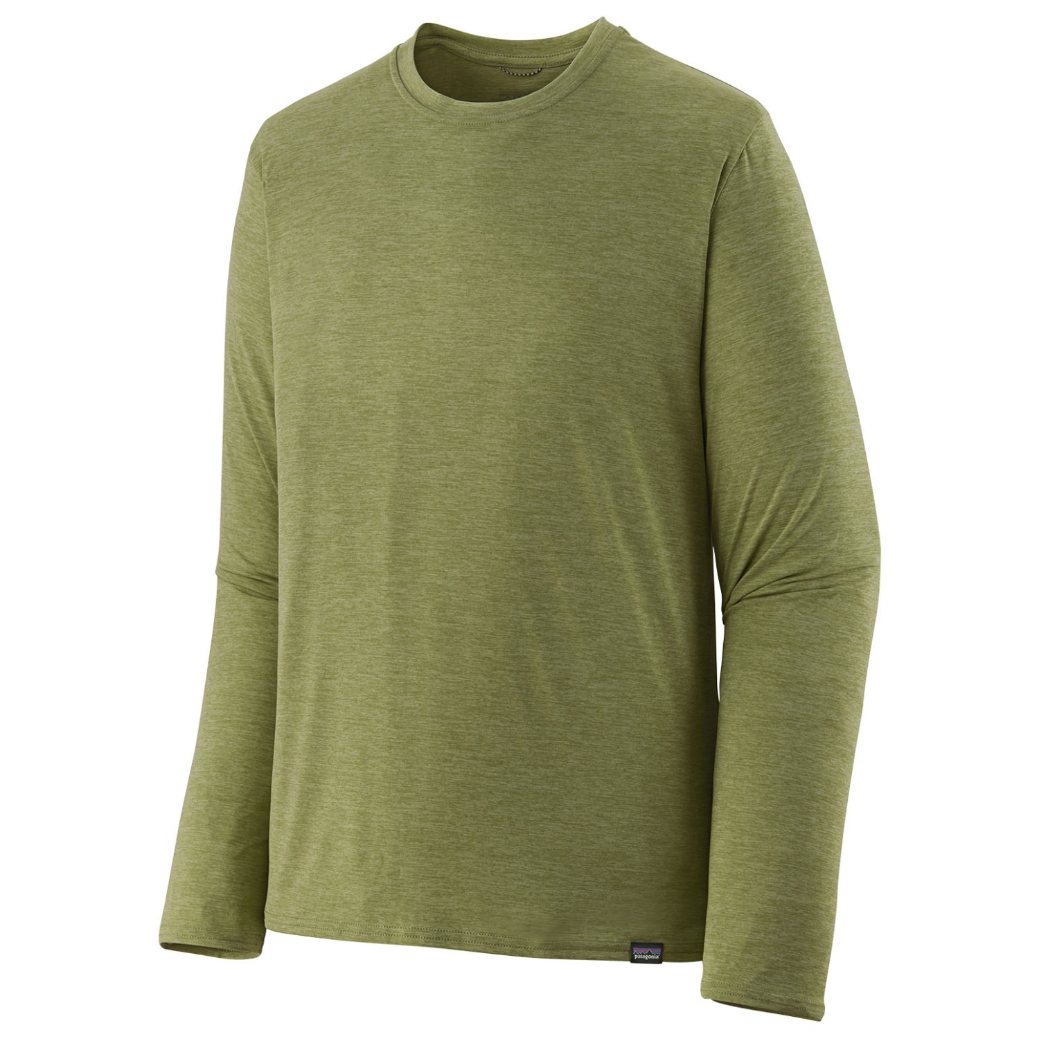 Функциональная рубашка Patagonia L/S Cap Cool Daily Shirt, цвет Buckhorn Green/Light Buckhorn Green X Dye