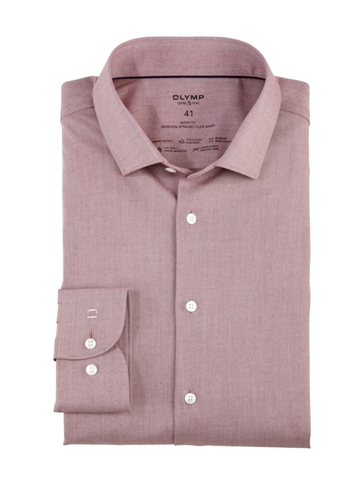 

Рубашка OLYMP body fit flex shirt, красный