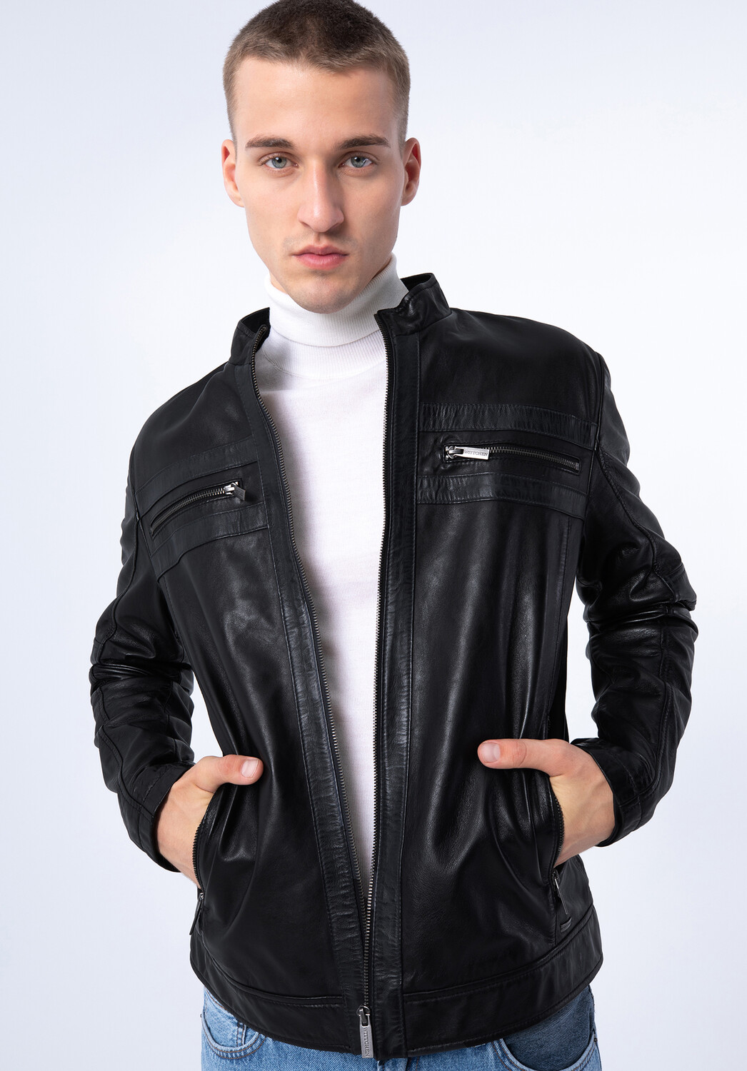 

Кожаная куртка Wittchen Natural leather jacket, черный