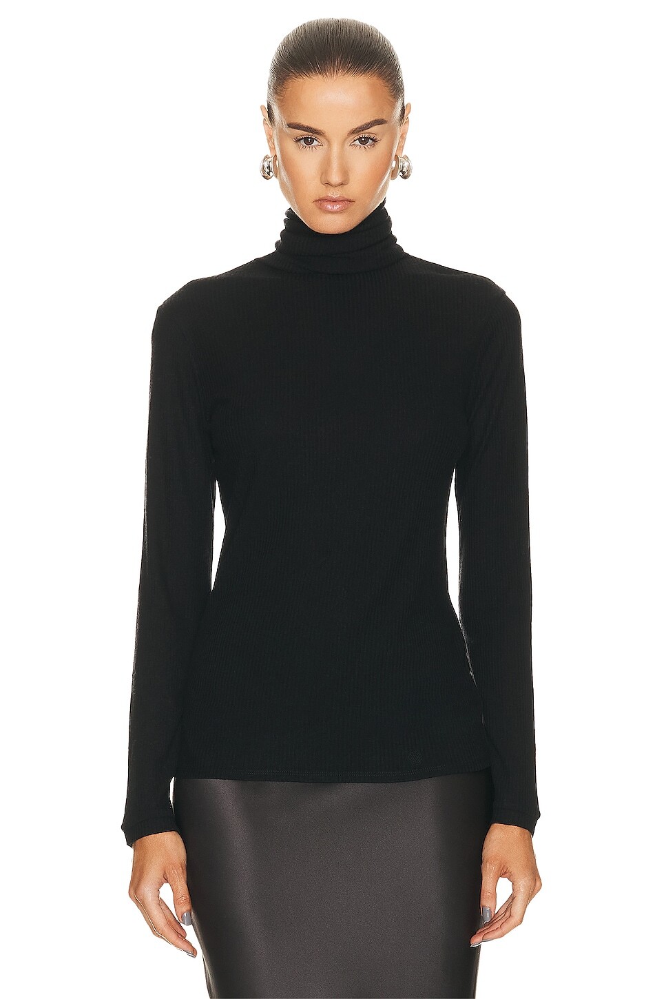 

Свитер Loulou Studio Gallinara Top, черный