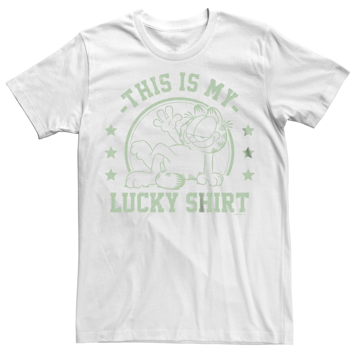 

Юниорская футболка Garfield My Lucky Shirt с рисунком бойфренда ко Дню Святого Патрика Licensed Character