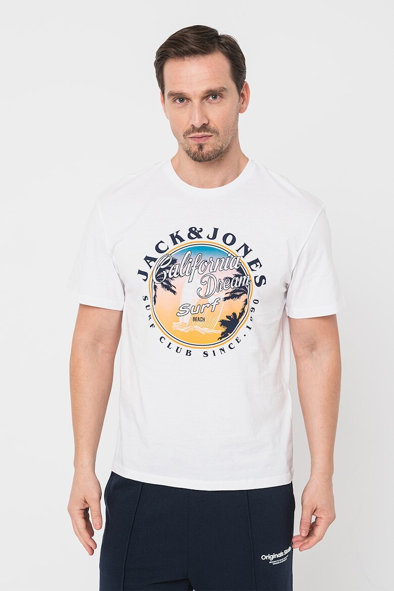

Хлопковая футболка Оуэна Jack & Jones, белый