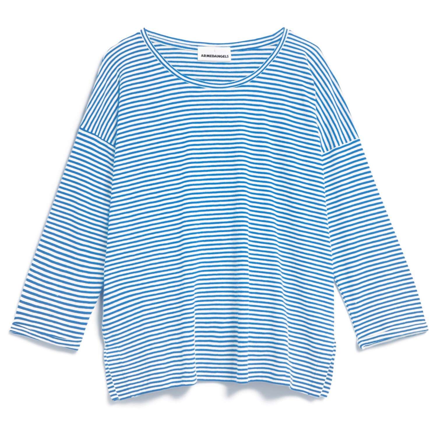 

Лонгслив Armedangels Women's Sianaa Lovely Stripes, цвет Blue Bloom/Oatmilk