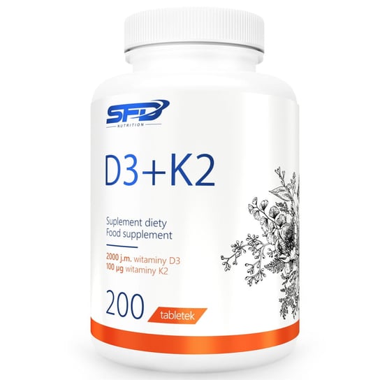 Витамин D3+K2 200 таблеток - SFD витамин d3 k2 биосенергия 60 таблеток