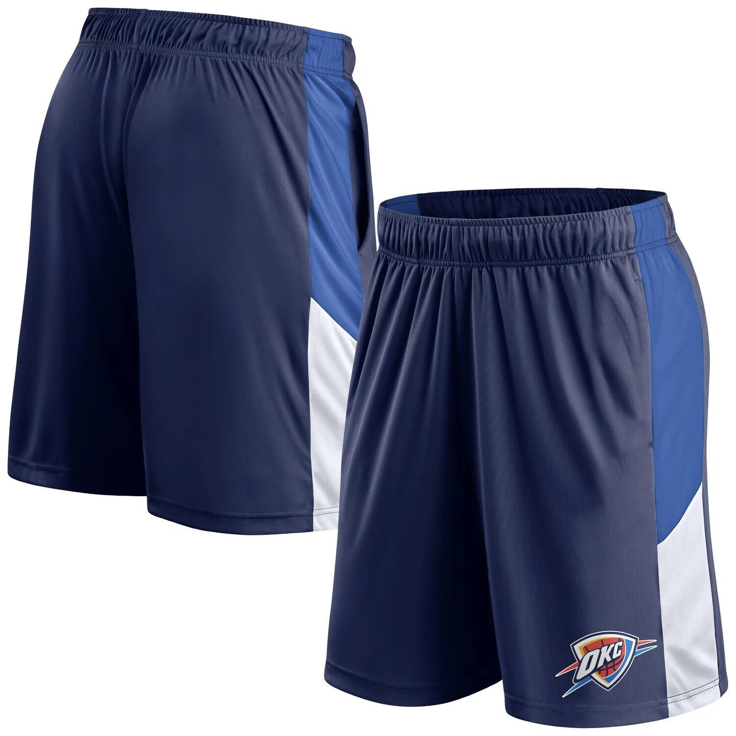 

Мужские фирменные темно-синие шорты Oklahoma City Thunder Practice Performance Performance Fanatics