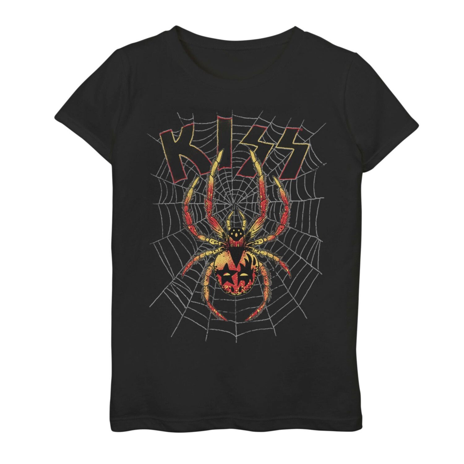 

Футболка с рисунком Girls Kiss Spider Web Licensed Character