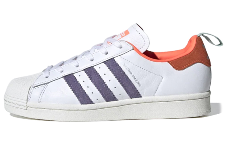 

Adidas originals Girls Are Awesome x Superstar J White Coral