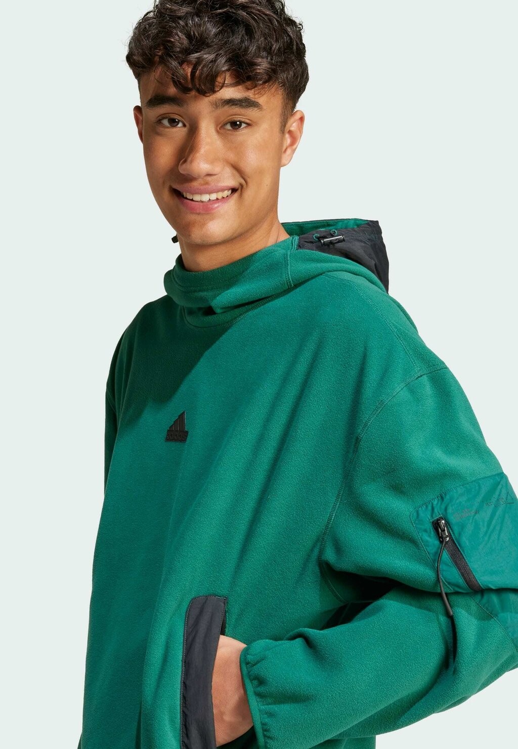 

Флисовый джемпер CITY ESCAPE adidas Sportswear, зеленый