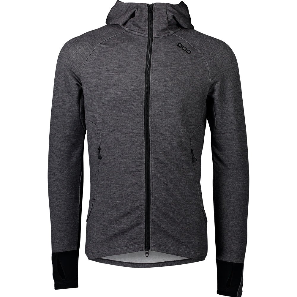 

Толстовка POC Merino Full Zip, серый