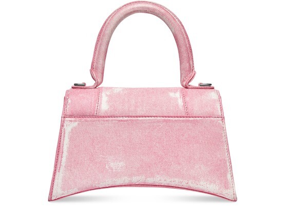 

Маленькая джинсовая сумочка «Песочные часы» с принтом Balenciaga