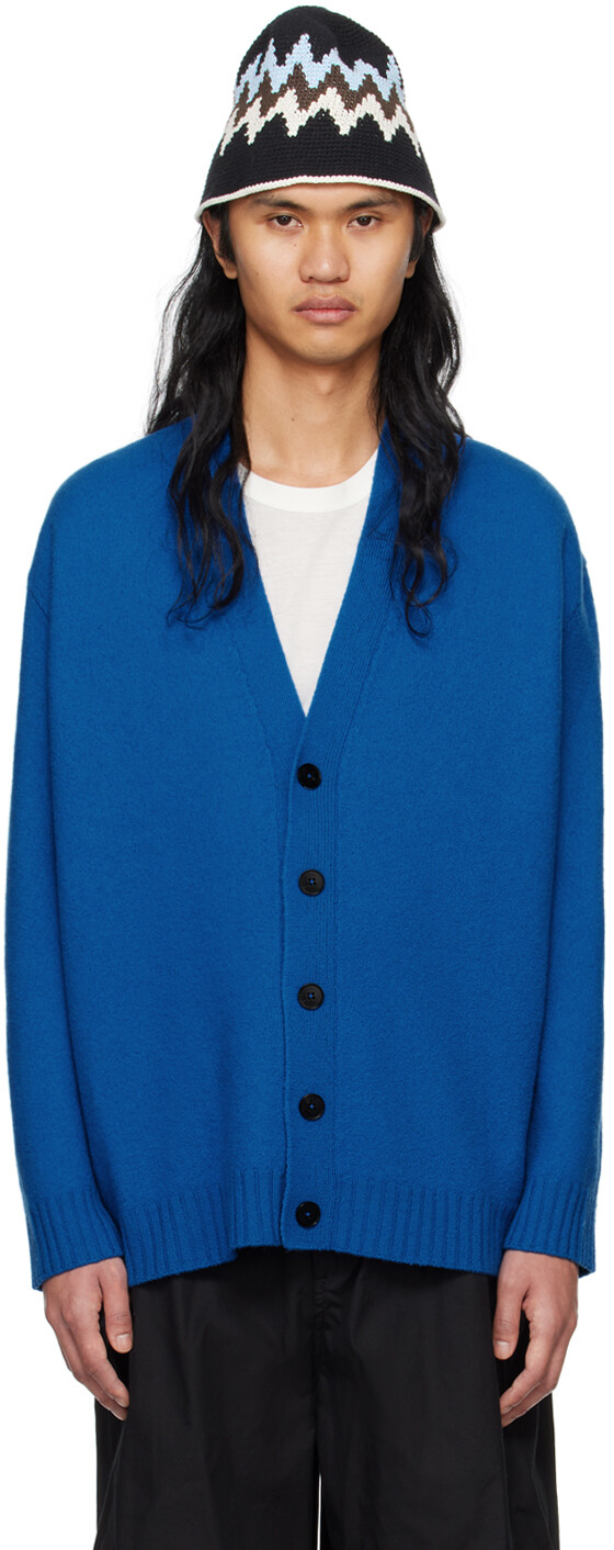 

Синий кардиган на пуговицах Jil Sander